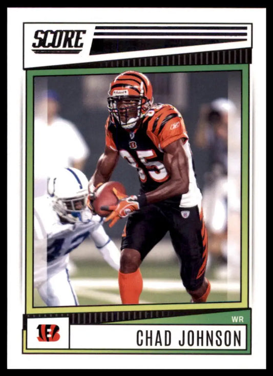 Chad Johnson football card from 2022 Score #198 Cincinnati Bengals collectible