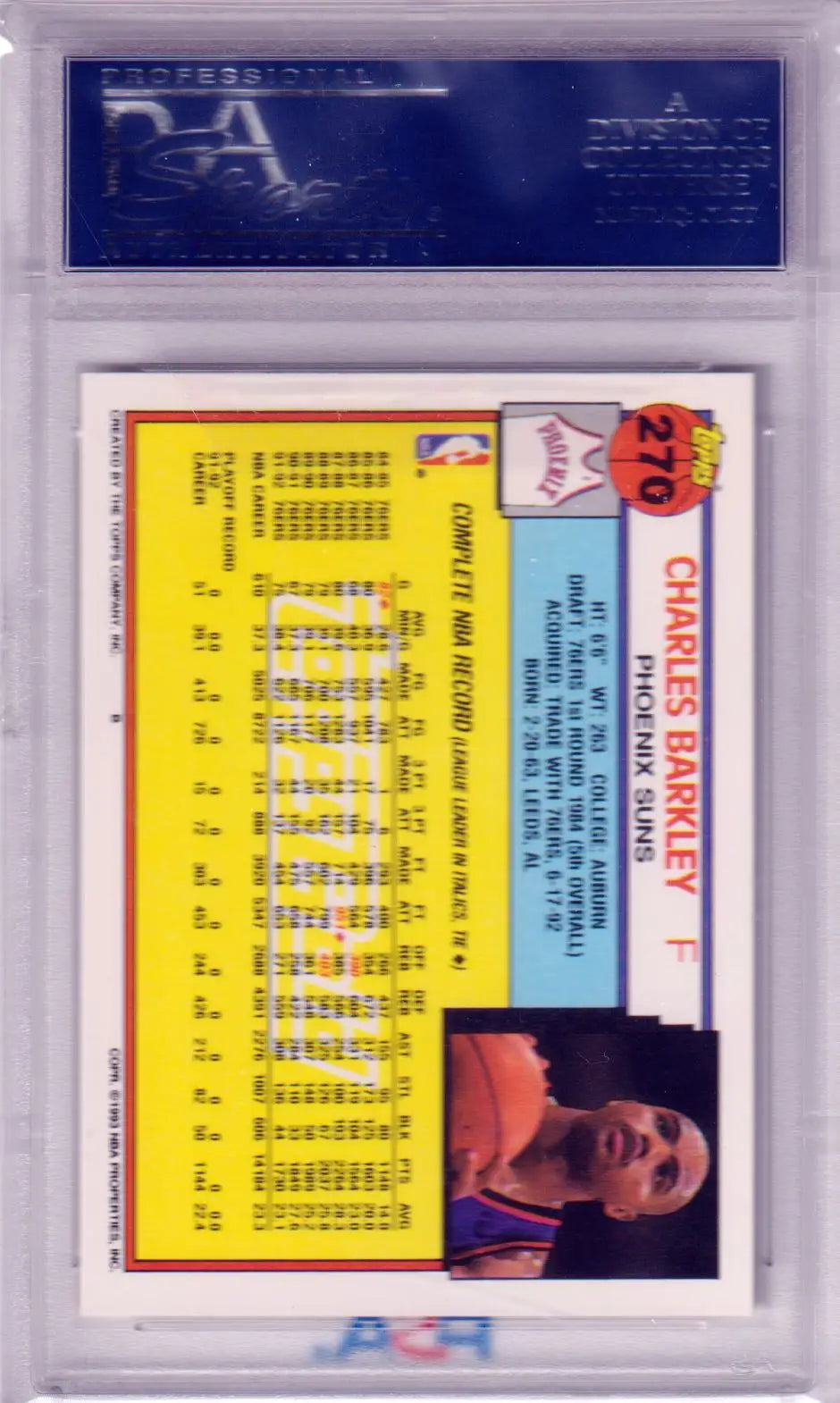 Charles Barkley 1992 Topps Gold basketball card PSA 10 Gem Mint from Columbia Hobby