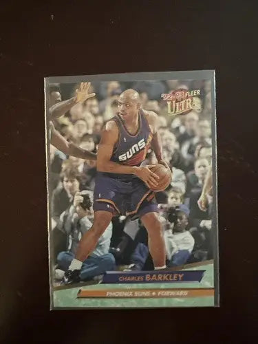 Basketball trading card featuring Charles Barkley in Phoenix Suns Fleer Ultra 92/93