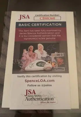 JSA authenticated Chicago Cubs signed 3x5 photo autograph postcard with certificate