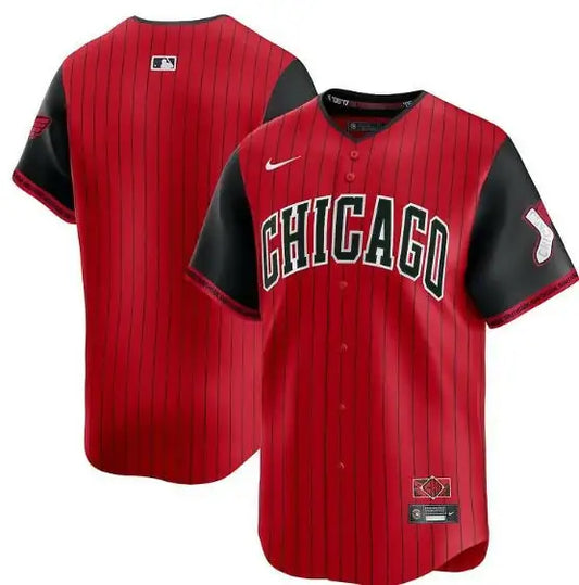 Red and black Chicago White Sox Nike 2025 City Connect limited baseball jersey