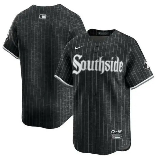 Black pinstripe Chicago White Sox Nike City Connect Limited Baseball Jersey