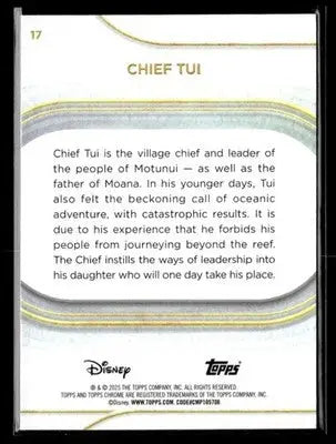 ? Chief Tui — 2025 Topps Chrome Disney #17 ? - Trading Card