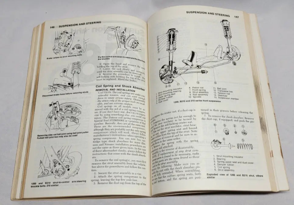 Open car repair manual for Nissan Sentra in Chiltons Repair Guide for Nissan vehicles