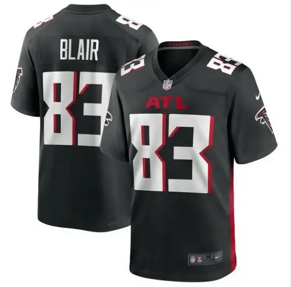 Black Chris Blair Atlanta Falcons Nike Game Jersey with number 83 and BLAIR on back
