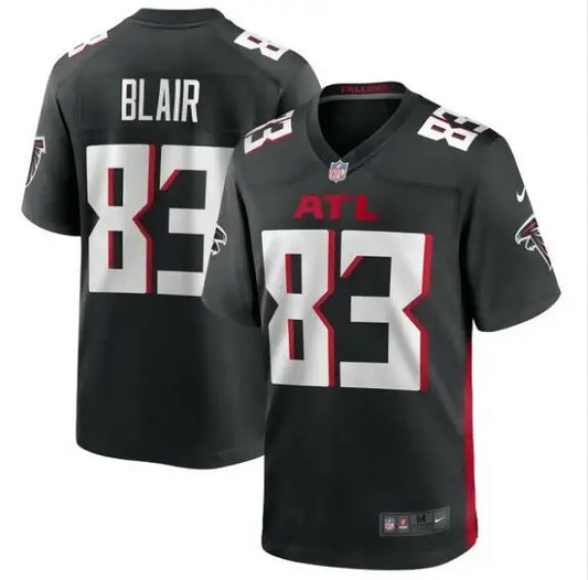 Black Chris Blair Atlanta Falcons Nike Game Jersey with number 83 and BLAIR on back