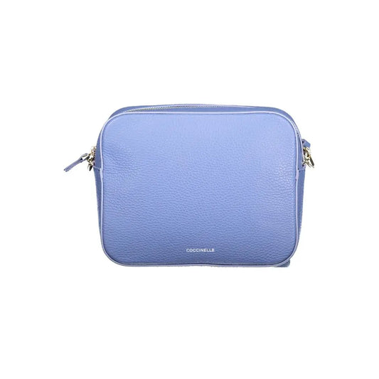 Coccinelle Light Blue Leather Women Handbag - Handbag