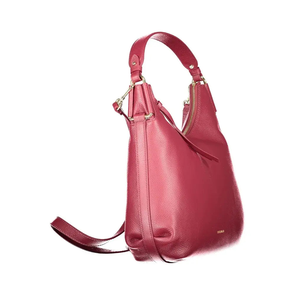 Coccinelle Purple Leather Women Handbag - Handbag
