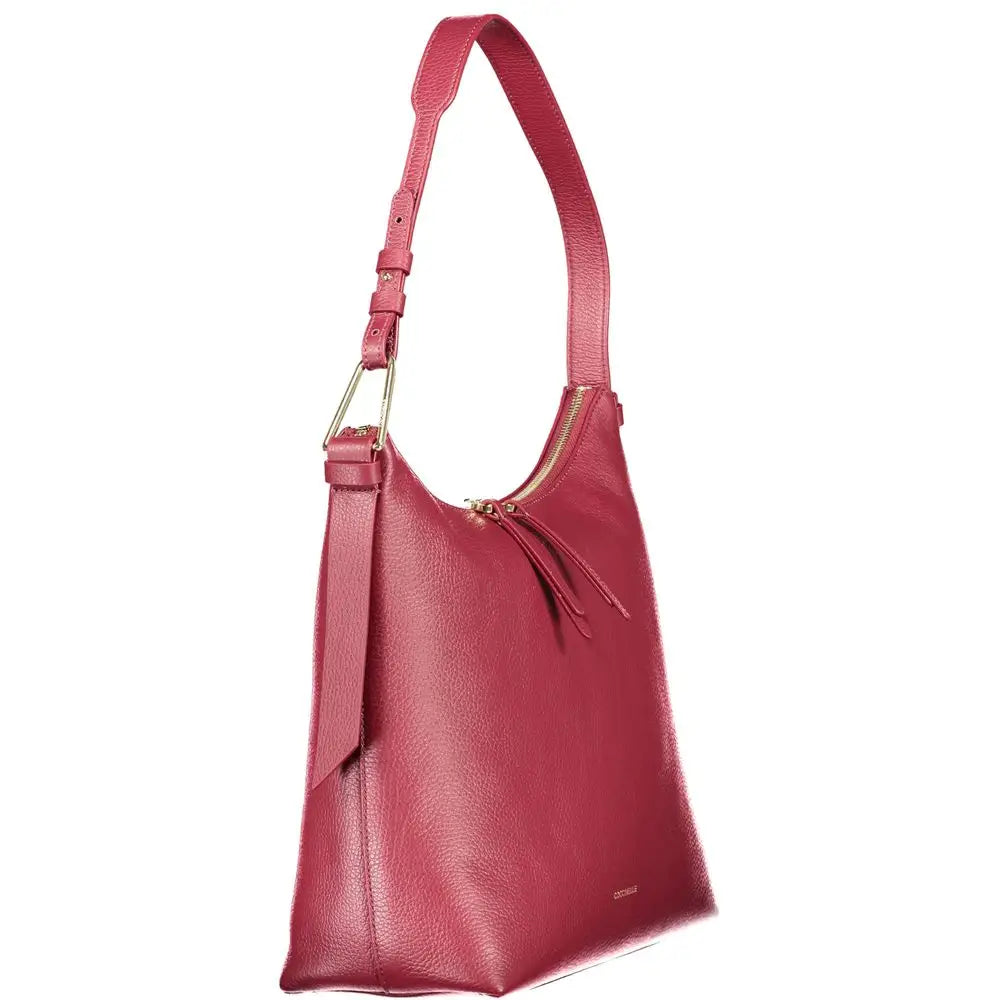 Coccinelle Purple Leather Women Handbag - Handbag