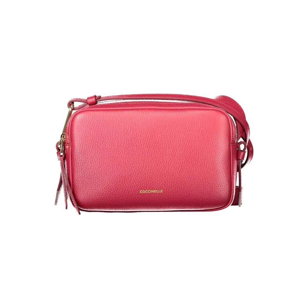 Coccinelle Red Leather Handbag - Handbag