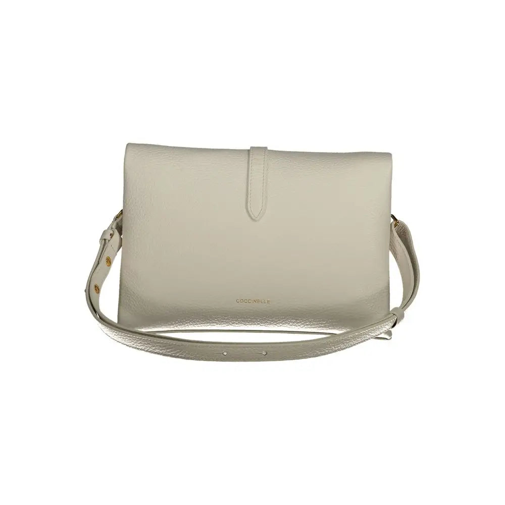 Coccinelle White Leather Handbag - Handbag