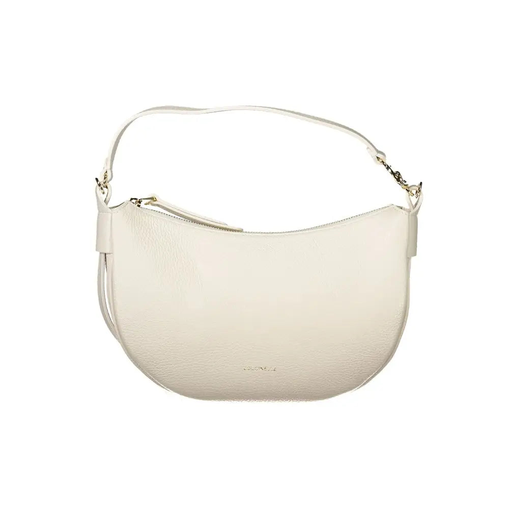 Coccinelle White Leather Handbag - Handbag