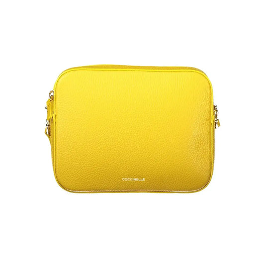 Coccinelle Yellow Leather Women Handbag - Handbag