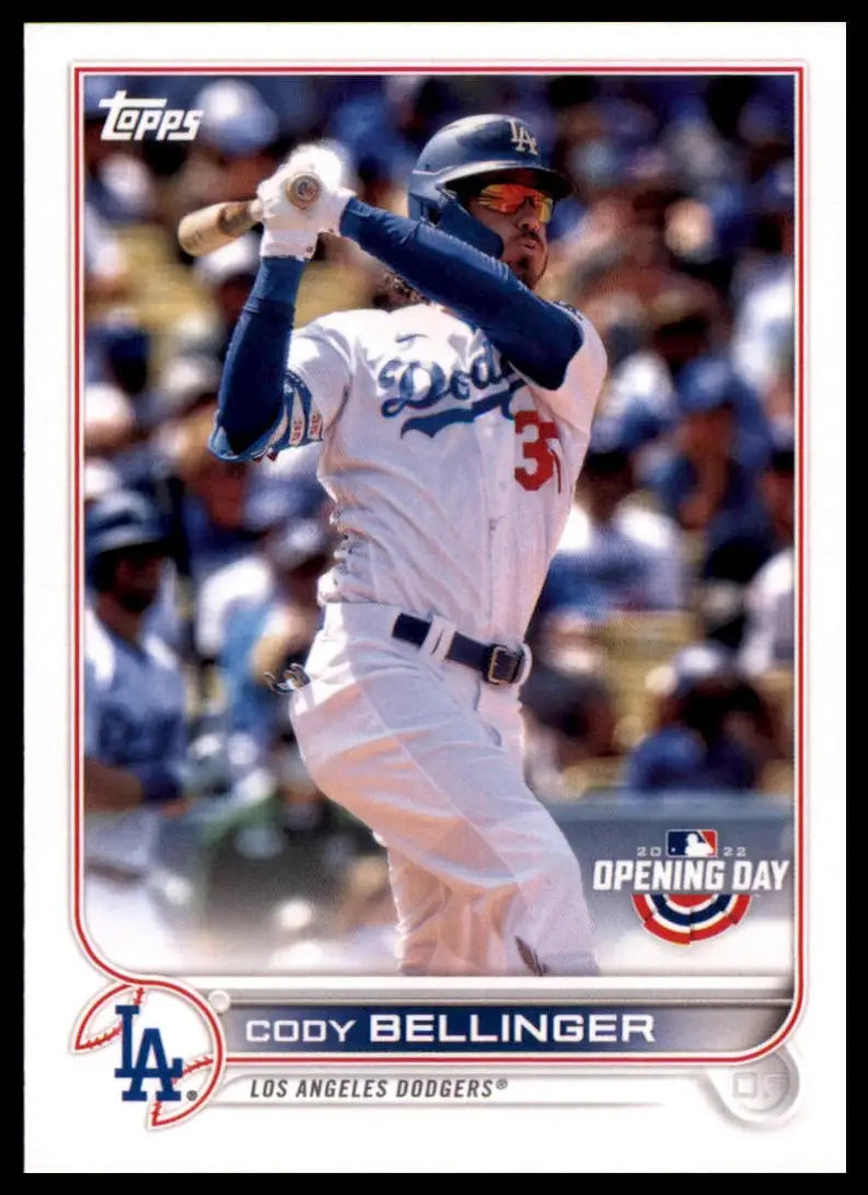 Cody Bellinger 2022 Topps Opening Day baseball card Los Angeles Dodgers collectible