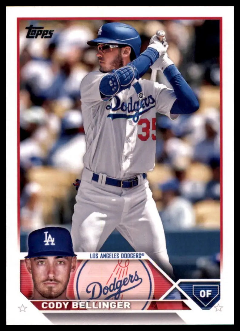 Cody Bellinger 2023 Topps baseball card featuring Los Angeles Dodgers player