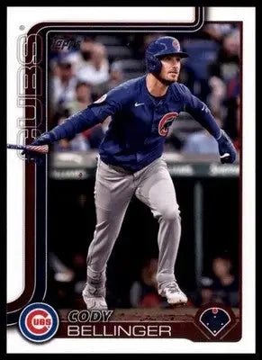 Cody Bellinger Chicago Cubs baseball card from Topps Series 1 2025 product