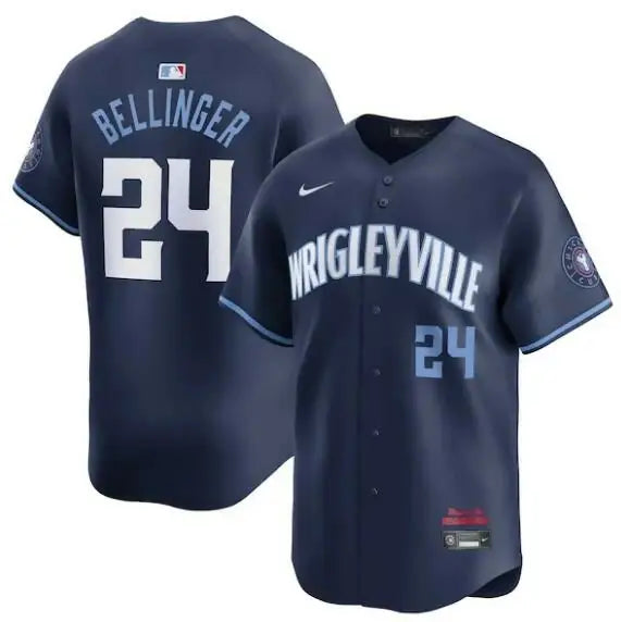 Navy blue Cody Bellinger Chicago Cubs Nike City Connect limited player jersey