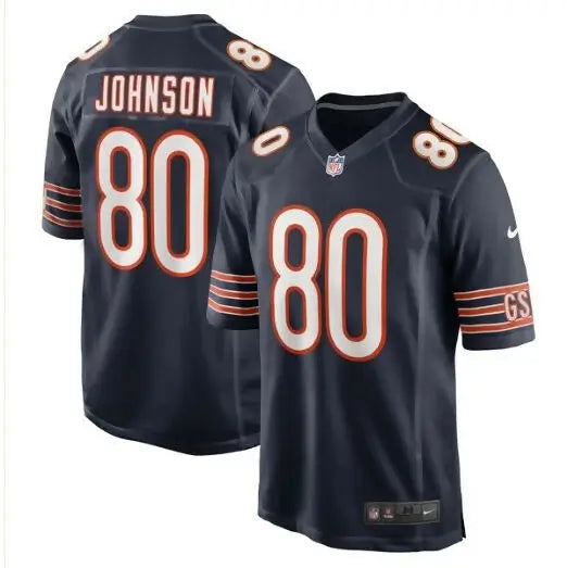 Chicago Bears Collin Johnson Nike Navy Game Jersey for fans and collectors