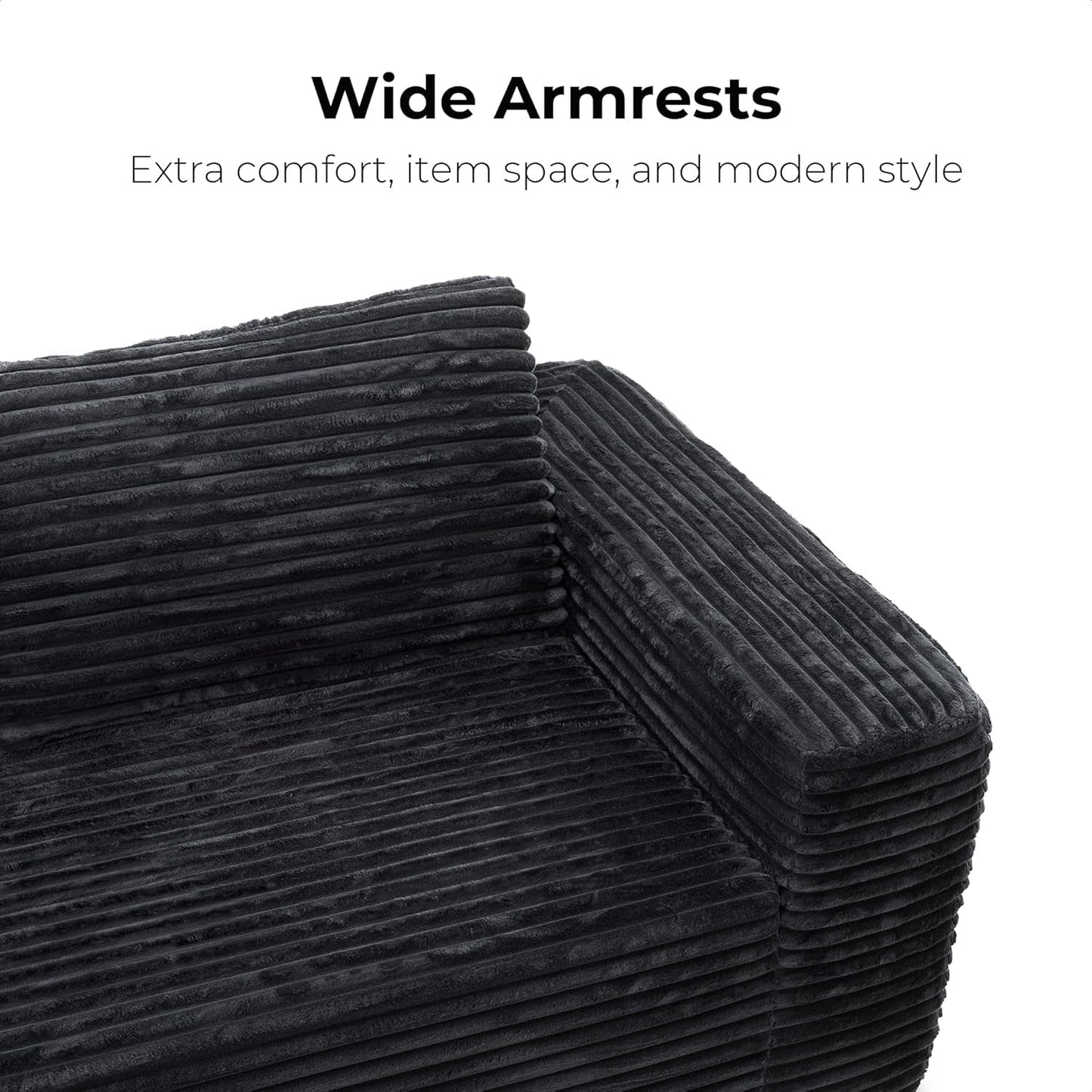 Comfy 71 Inch Loveseat Sofa for Small Spaces-4