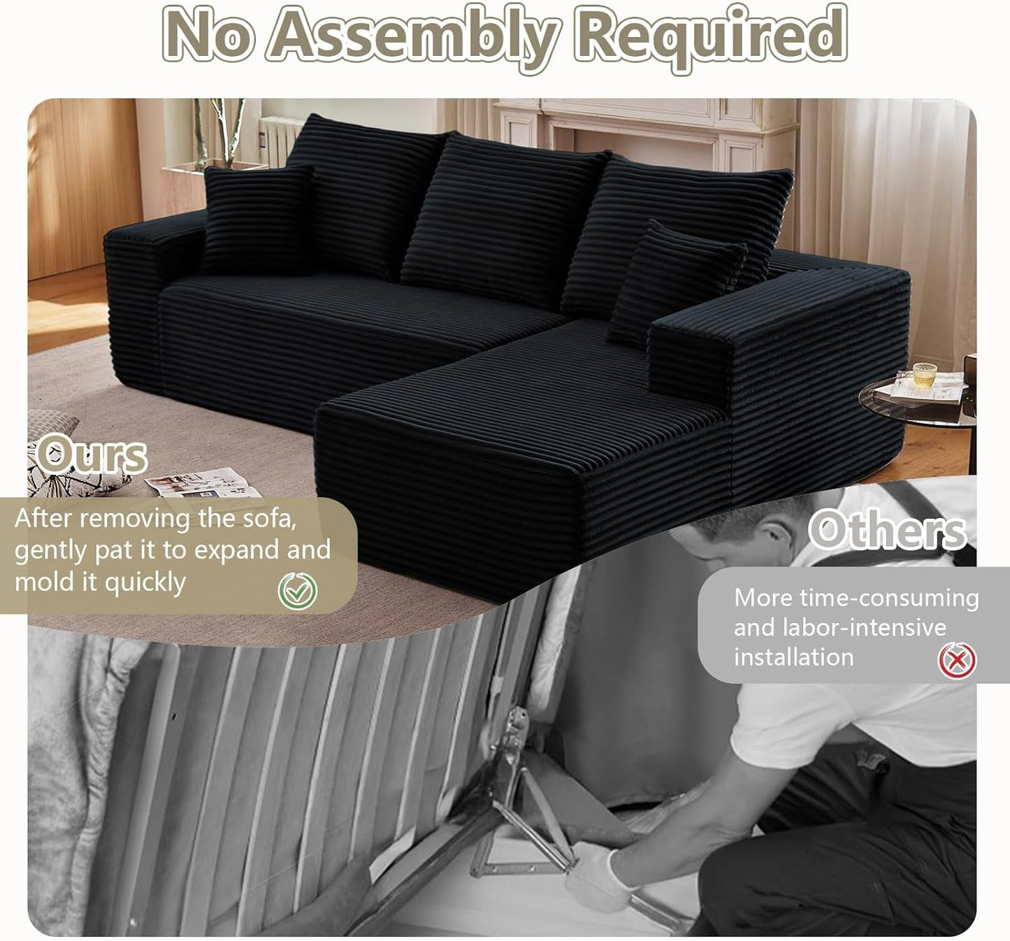 Comfy Modular Sectional Sofa With Chaise Lounge Design-4