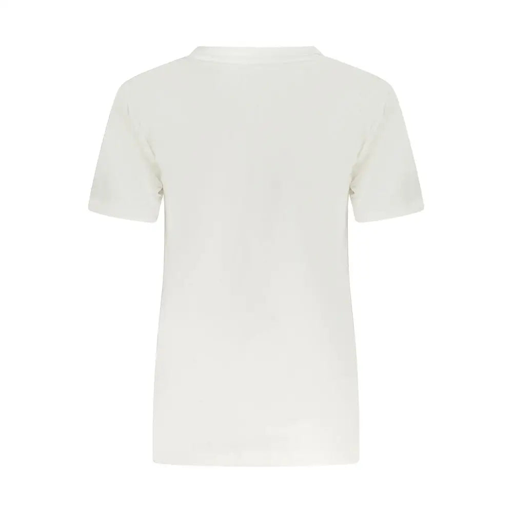 Converse White Cotton Women T-Shirt - T-Shirt