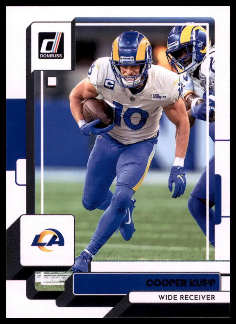 Cooper Kupp football card from 2022 Donruss Los Angeles Rams collection
