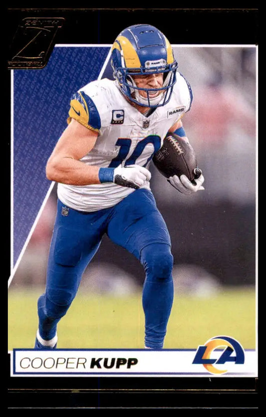 Cooper Kupp football card from Panini Zenith 2024 Los Angeles Rams product