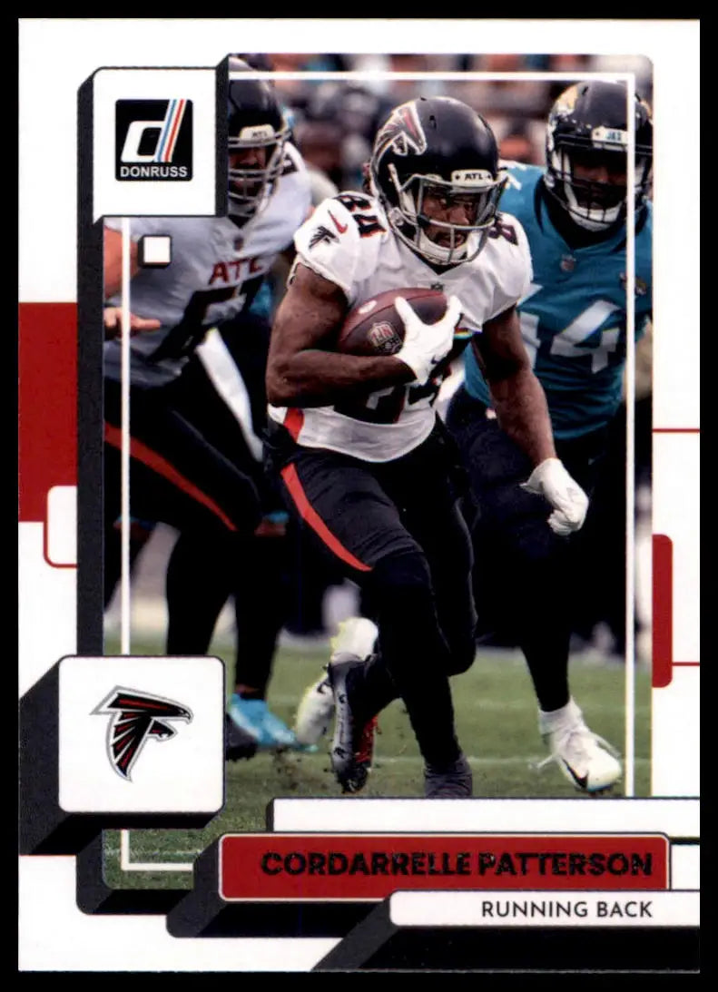 Cordarrelle Patterson 2022 Donruss football card featuring Atlanta Falcons player