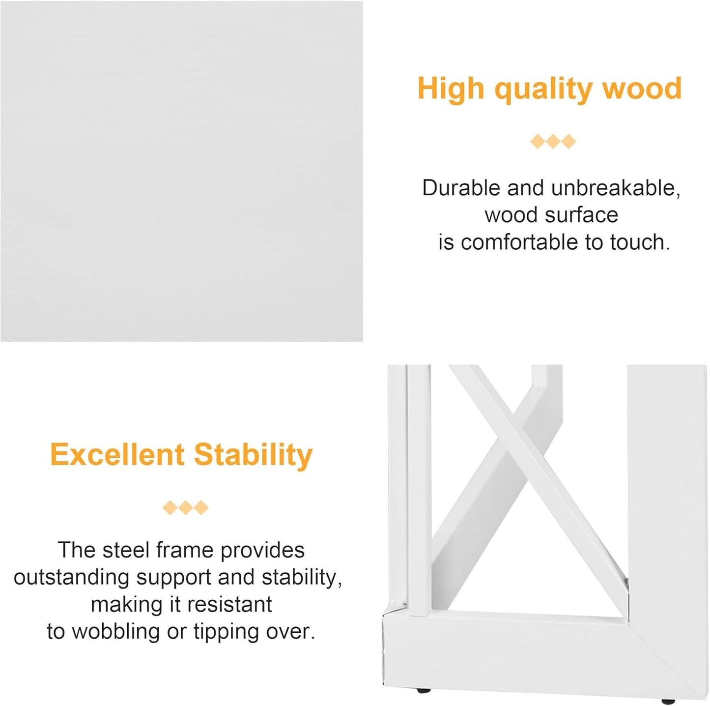 Corner Computer Desk with Keyboard Tray and Storage Shelves-4