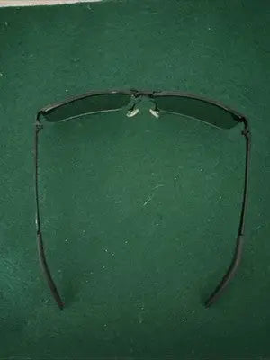 Dark-tinted rimless sunglasses with thin metal frames from Cosver Men’s Sunglasses UV protection