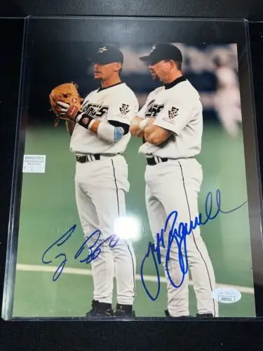 Craig Biggio Jeff Bagwell Dual Signed Autographed 8x10 Photo Houston Astros JSA
