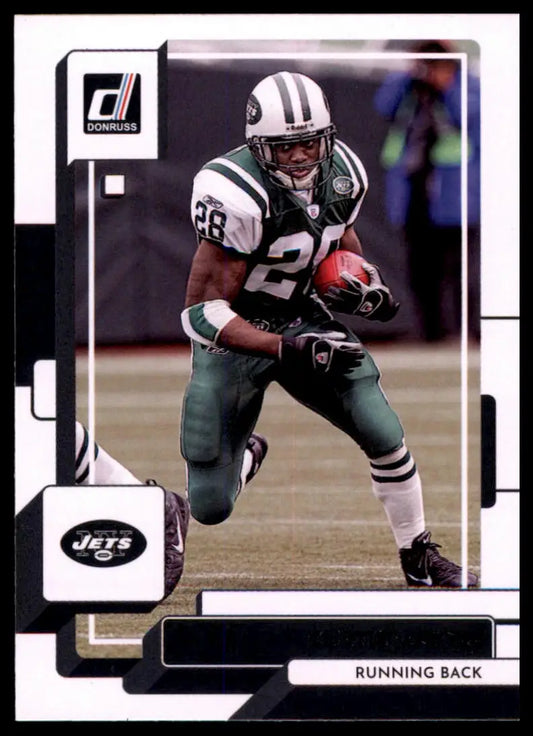 Football trading card featuring Curtis Martin 2022 Donruss #147 New York Jets