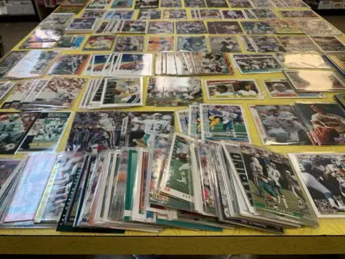 Collection of Dan Marino Miami Dolphins trading cards from Upper Deck and Topps