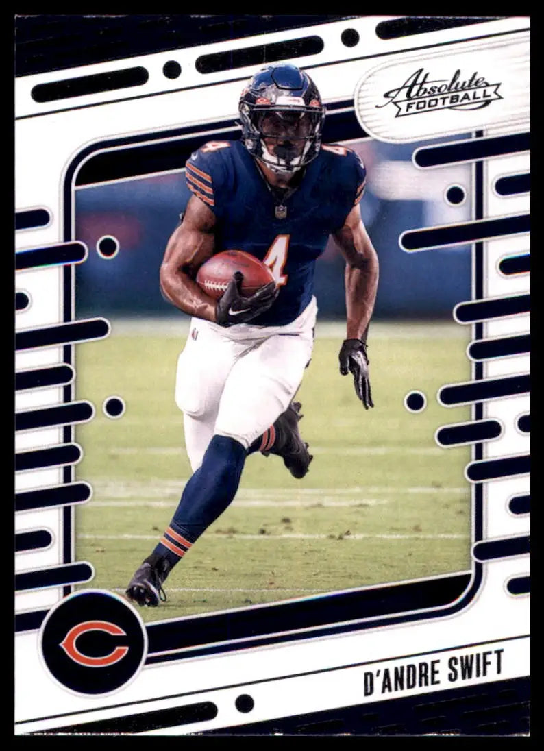 Football trading card of D’Andre Swift from 2024 Panini Absolute Retail series