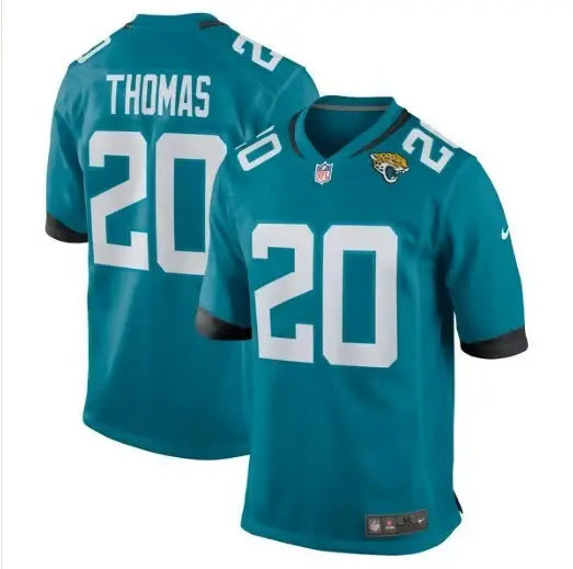 Teal Jacksonville Jaguars Nike game jersey with Daniel Thomas name and number 20