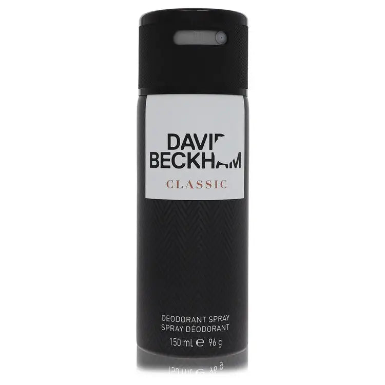 David Beckham Classic Deodorant Spray 5 oz displayed on a shelf