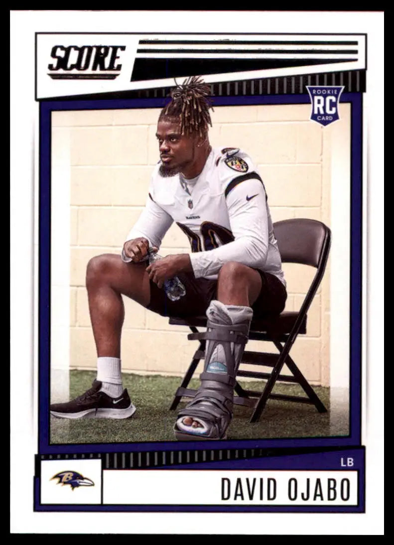 David Ojabo football card from 2022 Score Rookie #315 Baltimore Ravens