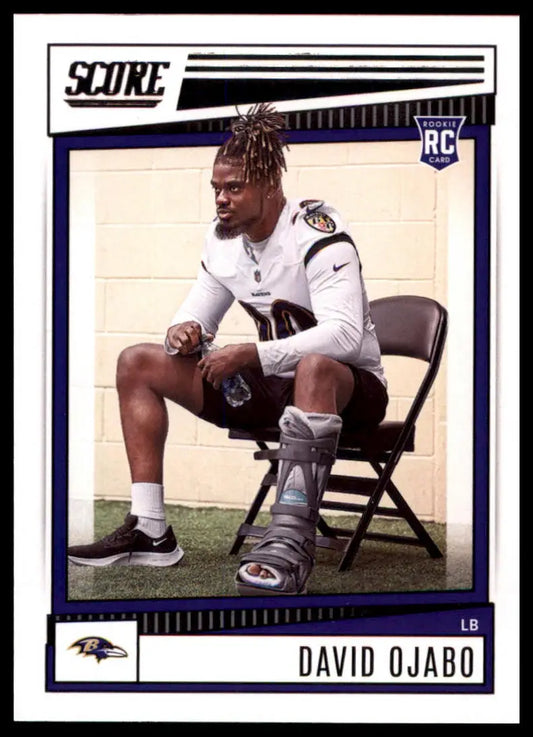 David Ojabo football card from 2022 Score Rookie #315 Baltimore Ravens
