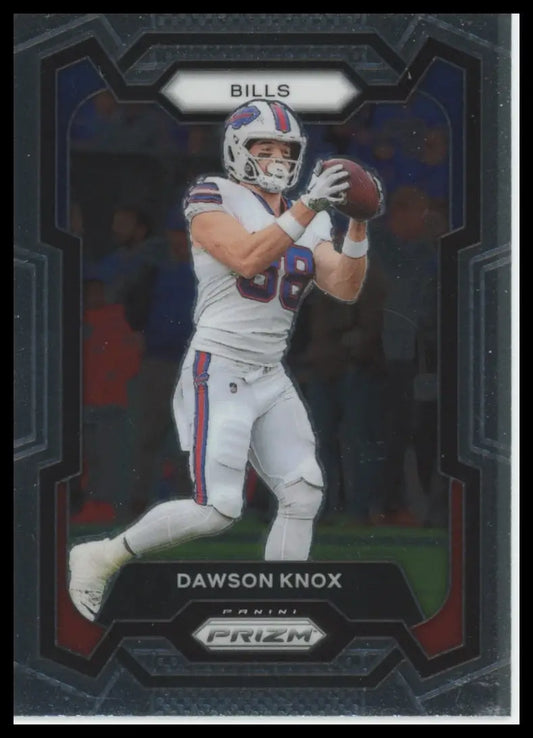 2021 Panini Prizm Dawson Knox Buffalo Bills football card on Dawson Knox 2023 Panini Prizm #28