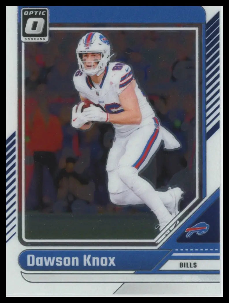 2021 Panini Donruss Optic Dawson Knox Buffalo Bills football trading card