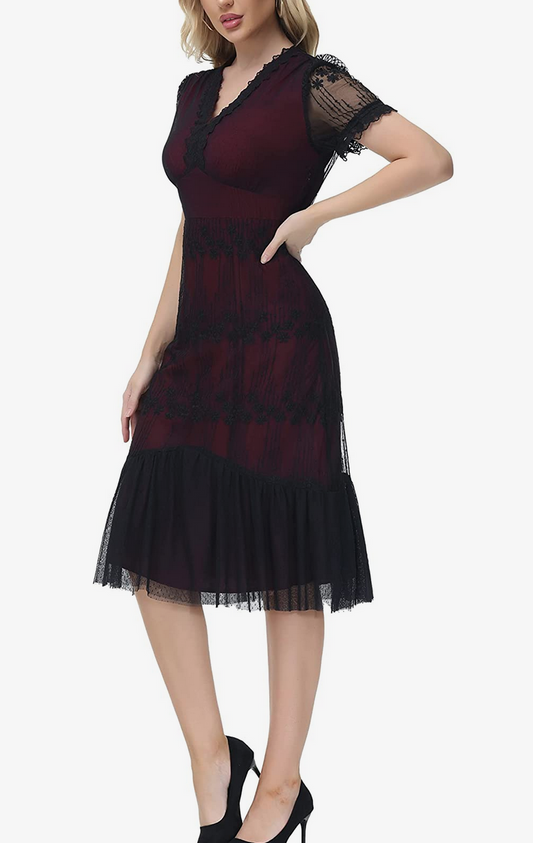 LAST ONE! Belle Poque Roaring 20s Tea Dress ONLY SIZE SM Remaining! Women's Apparel Gatsby