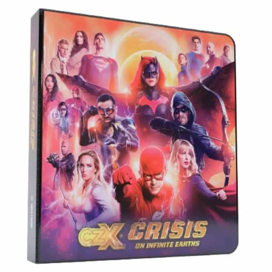 DC Comics Crisis on Infinite Earths CZX Card Binder featuring exclusive dual wardrobe