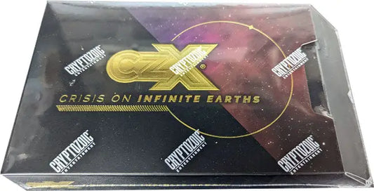 Sealed DC Comics Crisis on Infinite Earths CZX Super Premium Card Box with sketch card