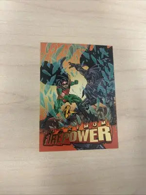 Batman’s Robin comic card from DC OUTBURST MAXIMUM FIREPOWER embossed insert collection