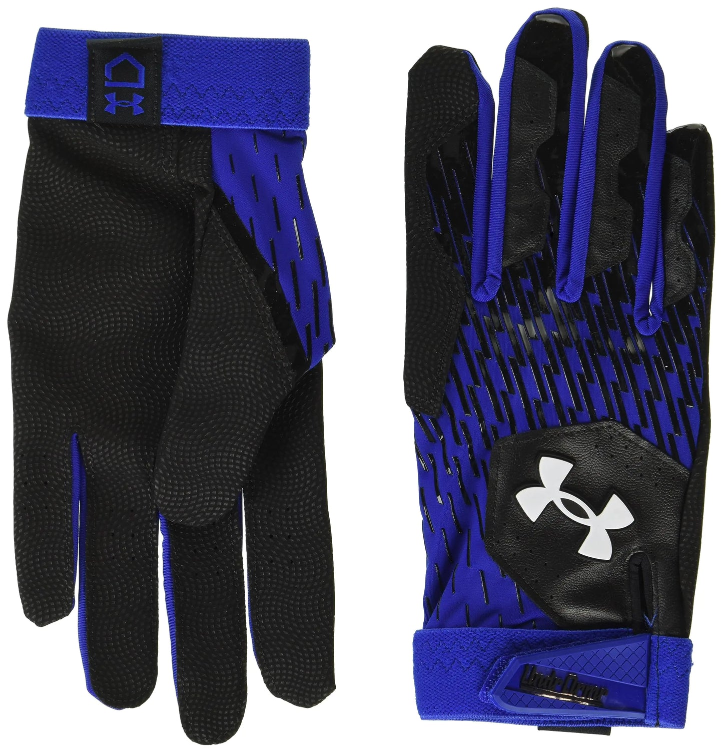Under Armour Mens Clean Up Baseball Gloves (002) Black/Royal/White XX-Large