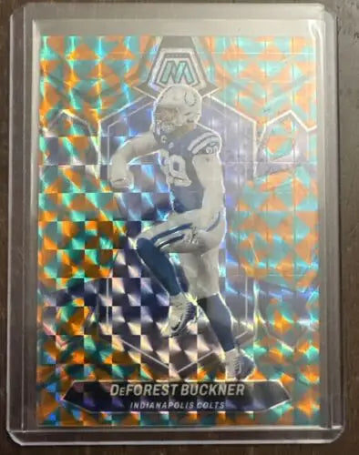 DeForest Buckner Tessellation 11/15 SP Panini Mosaic Football card from Colts