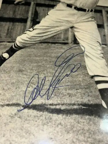 Del Ennis autographed Sport Magazine page featuring Phillies, Cardinals, Reds, White Sox
