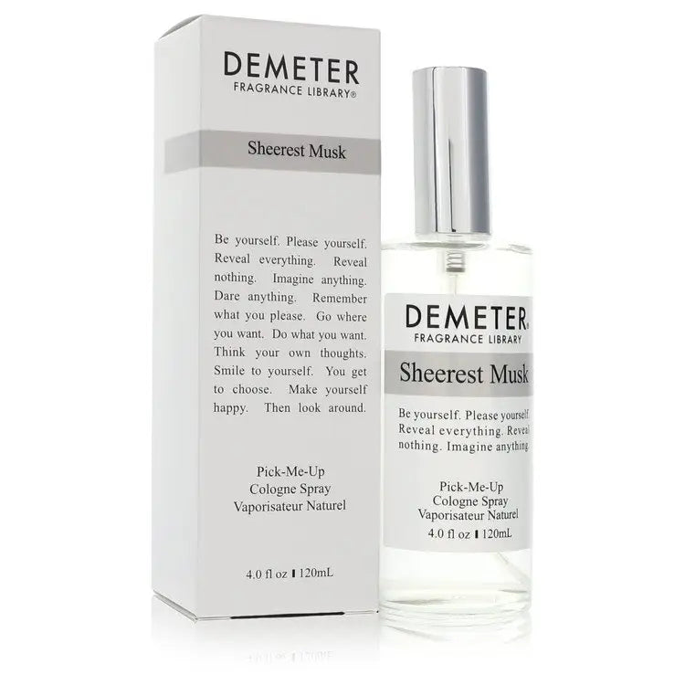 Demeter Sheerest Musk by Demeter - Cologne Spray (Unisex) 4 oz - Women / Medium - Cologne Spray (Unisex) 4 oz