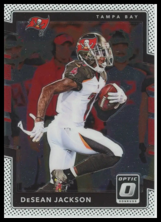 DeSean Jackson 2017 Donruss Optic football trading card Tampa Bay Buccaneers
