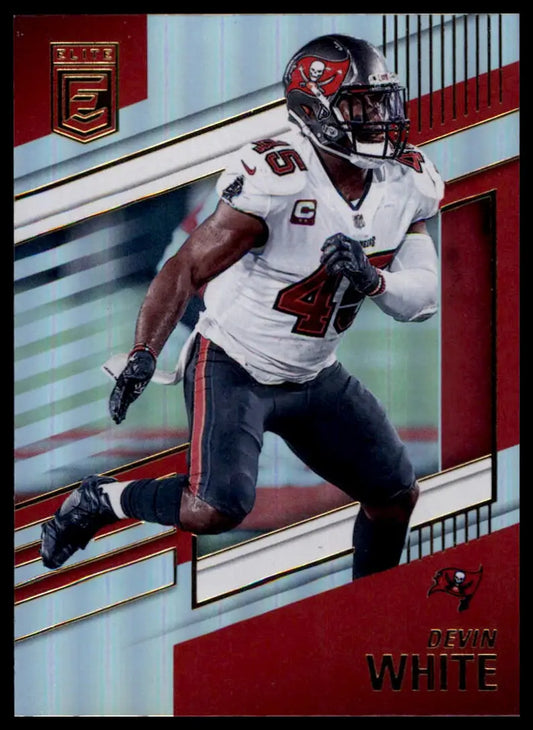 Devin White football card from Donruss Elite 2022 Tampa Bay Buccaneers series